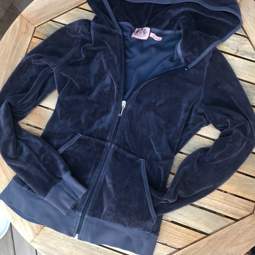 Navy Blue Juicy Couture Track Jacket